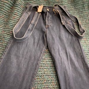 Gap Size 28 wide leg overalls